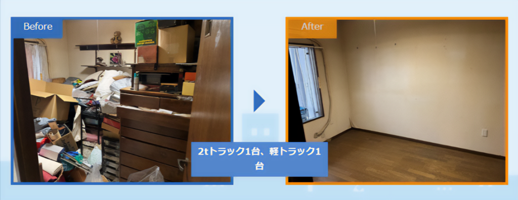 遺品整理プログレスの作業事例