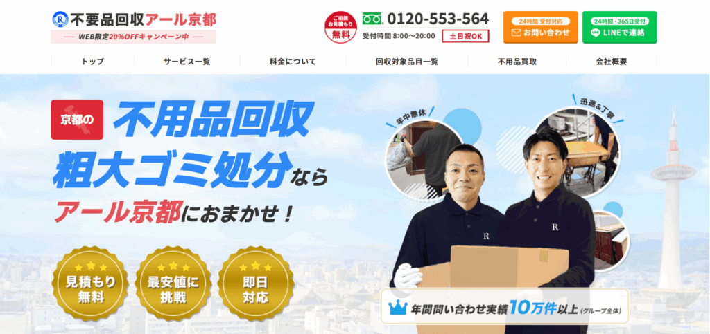 不用品回収アール京都