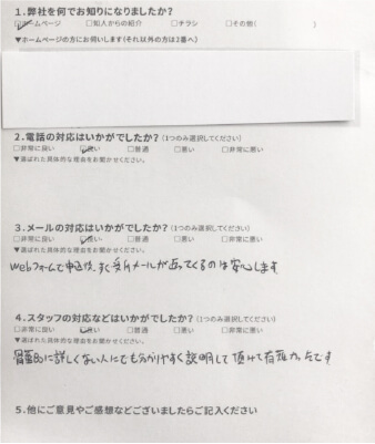 大阪府大阪市 20代女性 アンケート