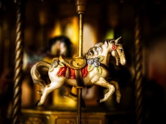 アンティークな馬のインテリア