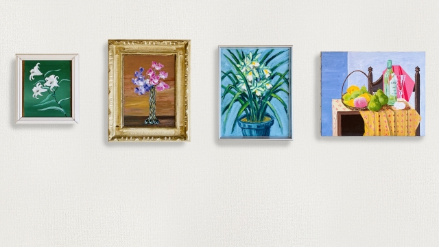 4枚の絵画