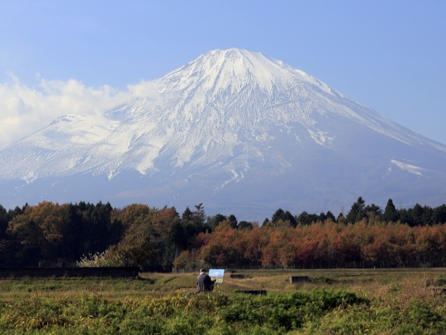 富士山を描く人